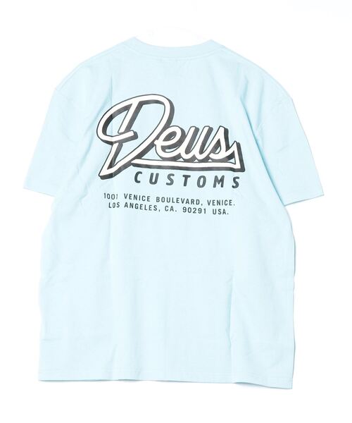 DEUS EX MACHINA（デウスエクスマキナ）の「【DEUS】Conduit Tee コンジットティー（Tシャツ/カットソー・メンズ・スカイブルー/ホワイト・X-LARGE/LARGE/MEDIUM）」の9枚目の写真