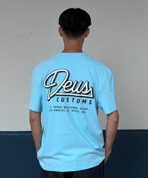 DEUS EX MACHINA（デウスエクスマキナ）の「【DEUS】Conduit Tee コンジットティー（Tシャツ/カットソー・メンズ・スカイブルー/ホワイト・X-LARGE/LARGE/MEDIUM）」の2枚目の写真