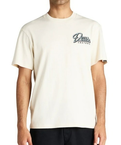 DEUS EX MACHINA（デウスエクスマキナ）の「【DEUS】Conduit Tee コンジットティー（Tシャツ/カットソー・メンズ・スカイブルー/ホワイト・X-LARGE/LARGE/MEDIUM）」の3枚目の写真