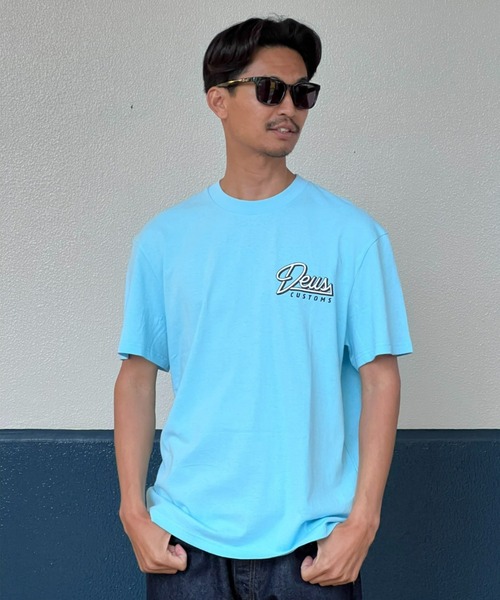 DEUS EX MACHINA（デウスエクスマキナ）の「【DEUS】Conduit Tee コンジットティー（Tシャツ/カットソー・メンズ・スカイブルー/ホワイト・X-LARGE/LARGE/MEDIUM）」の11枚目の写真