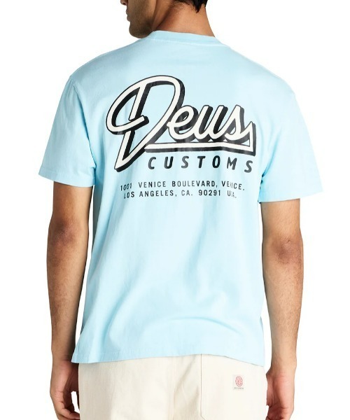 DEUS EX MACHINA（デウスエクスマキナ）の「【DEUS】Conduit Tee コンジットティー（Tシャツ/カットソー・メンズ・スカイブルー/ホワイト・X-LARGE/LARGE/MEDIUM）」の15枚目の写真
