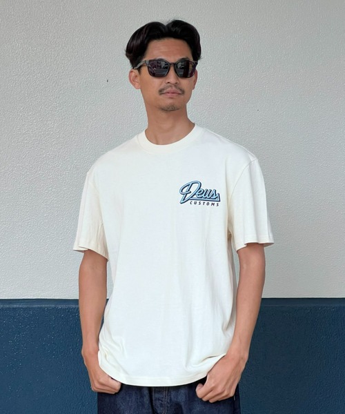 DEUS EX MACHINA（デウスエクスマキナ）の「【DEUS】Conduit Tee コンジットティー（Tシャツ/カットソー・メンズ・スカイブルー/ホワイト・X-LARGE/LARGE/MEDIUM）」の10枚目の写真