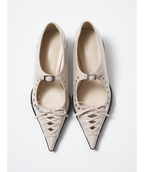 Bella lume（ベッラルーメ）の「【NK】【it】【Bella Lume(ベッラルーメ)】アイレットパンプス（パンプス・レディース・アイボリー/ブラック/レッド・MEDIUM/LARGE/SMALL）」の13枚目の写真