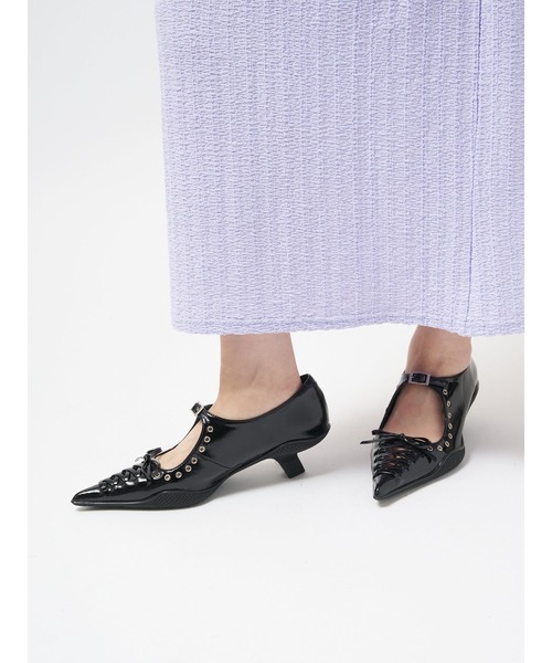 Bella lume（ベッラルーメ）の「【NK】【it】【Bella Lume(ベッラルーメ)】アイレットパンプス（パンプス・レディース・アイボリー/ブラック/レッド・MEDIUM/LARGE/SMALL）」の7枚目の写真