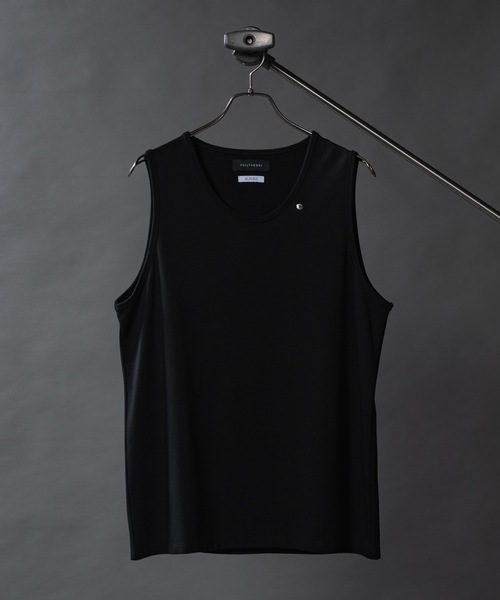 SATISFY ブラック タンクトップ SATISFY ブラック タンクトップ Satisfy Space-O タンクトップ