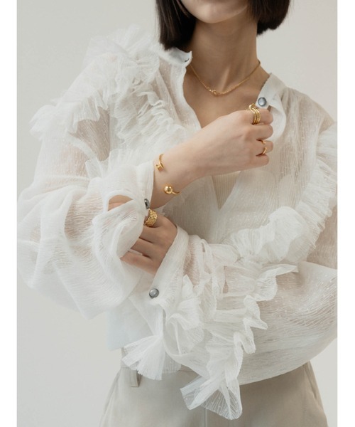 パンツ knuth marf trad volume blouse パンツ knuth marf trad volume blouse Knuth Marf✴︎透け感有