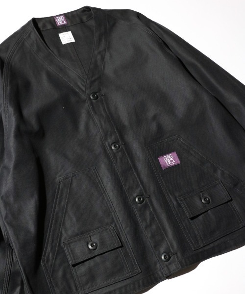 GUNG HO(ガンホー)の「GUNG HO / ガンホー THE EXPEDITION JACKET エクスペディションジャケット エンジニアジャケット ファティーグジャケット コットンバックサテン(ブルゾン・メンズ・オリーブ/ブラック・MEDIUM/LARGE/SMALL/X-LARGE)」の15枚目の写真