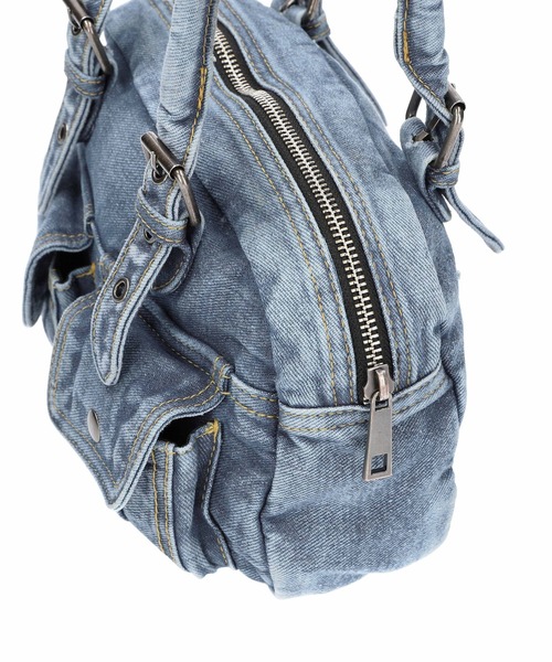 国内配送★X-girl★FRAY PTCH LG DNM BAG X-girl｜X-girl/(U)FRAY PTCH LG DNM BAG | Rakuten Fashion
