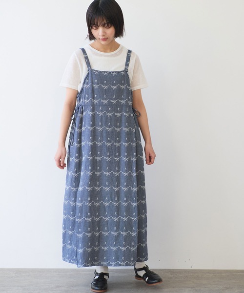 bulle de savon（ビュルデサボン）の「○デニム調 hana ジャカード 