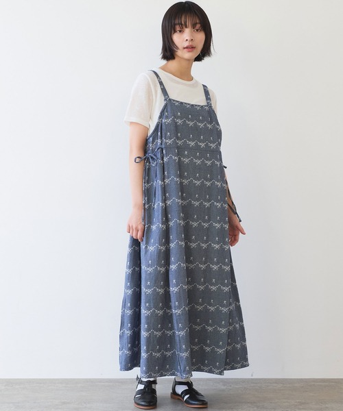bulle de savon（ビュルデサボン）の「○デニム調 hana ジャカード