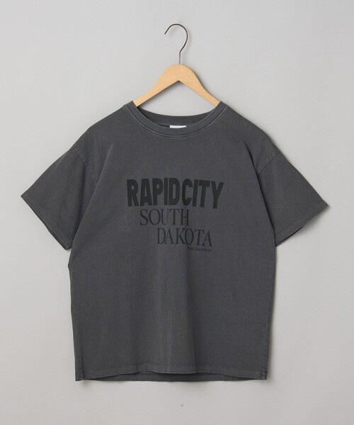 coen（コーエン）の「ピグメントロゴアソートコンパクトTシャツ（Tシャツ/カットソー・レディース・オフホワイト/ライトピンク/ダークグレー/ベージュ・M/L）」の11枚目の写真