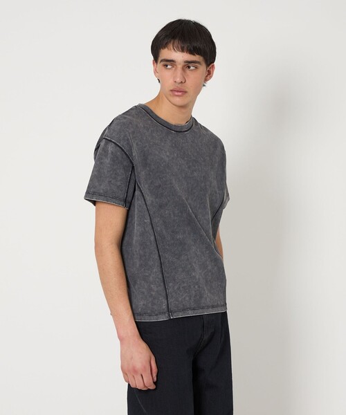 MONKEY TIME（モンキータイム）の「シーム コンパクト Tシャツ（Tシャツ/カットソー・メンズ・ライトピンク/ダークグレー・S/L/M）」の15枚目の写真