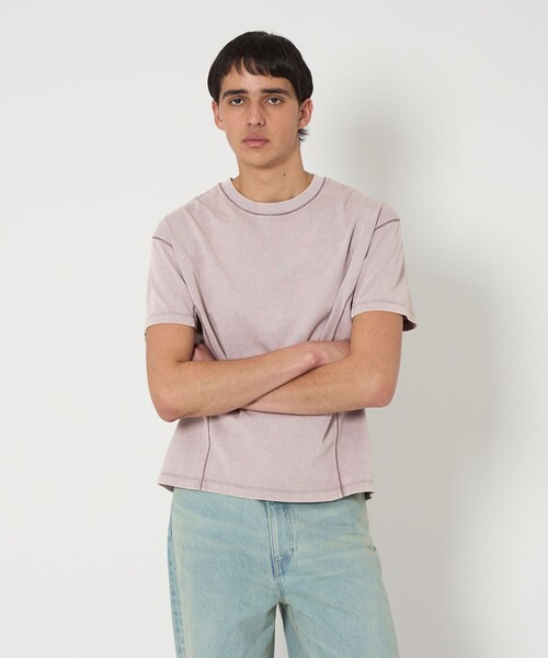 MONKEY TIME（モンキータイム）の「シーム コンパクト Tシャツ（Tシャツ/カットソー・メンズ・ライトピンク/ダークグレー・S/L/M）」の20枚目の写真