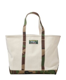 L.L.Bean | ボート・アンド・トート、オープントップ　カモフラージュ　ジャパン・ロング・ハンドル、ラージ(トートバッグ)