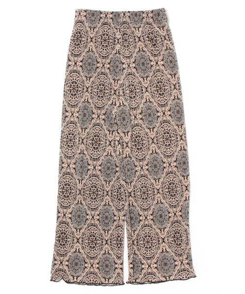 SOFFITTO（ソフィット）の「アソートエステルスムースプリーツパンツ(取り扱い店舗限定)（その他パンツ・レディース・ネイビー/ブラック系その他/ブラック系その他2/アイボリー/ブラック・FREE）」の4枚目の写真