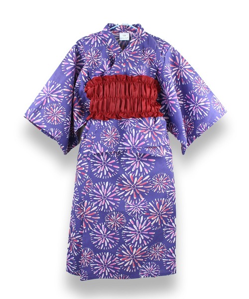 SKAPE（エスケープ）の「ｶﾞｰﾙｽﾞ2wayﾕｶﾀ（浴衣・キッズ・ブルー/ネイビー/ホワイト/ピンク・120cm/130cm/140cm/150cm）」の15枚目の写真