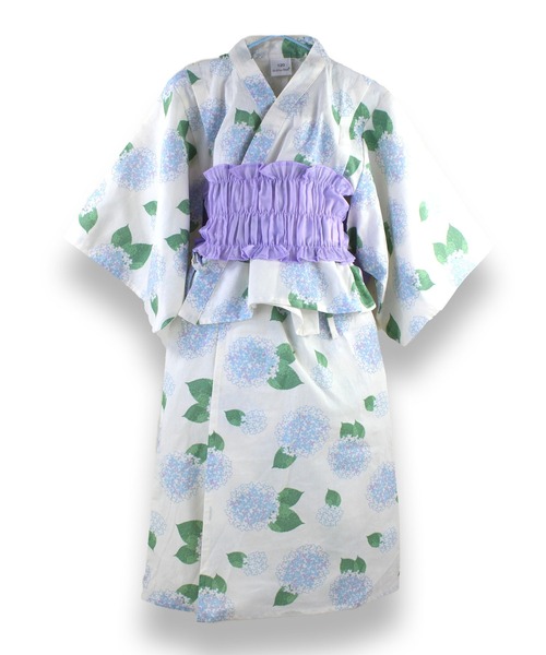 SKAPE（エスケープ）の「ｶﾞｰﾙｽﾞ2wayﾕｶﾀ（浴衣・キッズ・ブルー/ネイビー/ホワイト/ピンク・120cm/130cm/140cm/150cm）」の17枚目の写真