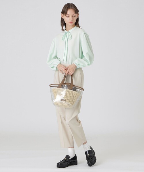 ブルーレーベル クリアバッグ 2way セール】クリアPVC×ペーパートート（トートバッグ）｜BLUE LABEL