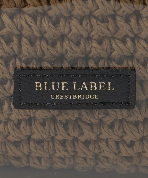 BLUE LABEL CRESTBRIDGE(ブルーレーベルクレストブリッジ)の「クリアPVC×ペーパートート(トートバッグ・レディース・ブラック/ホワイト・FREE)」の20枚目の写真