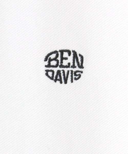 BEN DAVIS(ベンデイビス)の「BEN DAVIS/ベンデイビス ELLIPSE EMB POLO SHIRT/オーバーサイズ カノコ ロゴ ワンポイント刺繍 襟ライン 半袖ポロシャツ/レディース メンズ(ポロシャツ・メンズ・サンドベージュ/ネイビー/ブラック/オフホワイト・M/L/XL)」の17枚目の写真