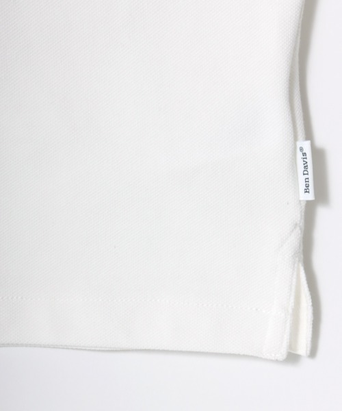 BEN DAVIS(ベンデイビス)の「BEN DAVIS/ベンデイビス ELLIPSE EMB POLO SHIRT/オーバーサイズ カノコ ロゴ ワンポイント刺繍 襟ライン 半袖ポロシャツ/レディース メンズ(ポロシャツ・メンズ・サンドベージュ/ネイビー/ブラック/オフホワイト・M/L/XL)」の18枚目の写真