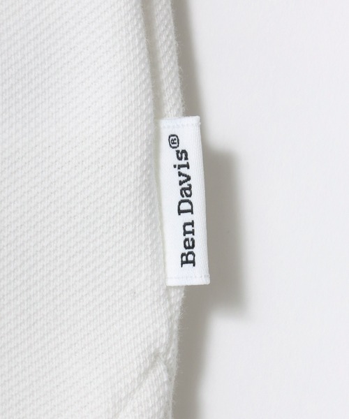 BEN DAVIS(ベンデイビス)の「BEN DAVIS/ベンデイビス ELLIPSE EMB POLO SHIRT/オーバーサイズ カノコ ロゴ ワンポイント刺繍 襟ライン 半袖ポロシャツ/レディース メンズ(ポロシャツ・メンズ・サンドベージュ/ネイビー/ブラック/オフホワイト・M/L/XL)」の19枚目の写真