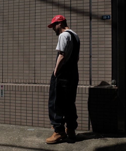PENNEYS(ぺニーズ)の「PENNEY'S ぺニーズ / 10oz DENIM 50S OVERALL RIGID(サロペット/オーバーオール・メンズ・ブルー・LARGE/MEDIUM)」の3枚目の写真