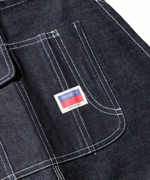 PENNEYS(ぺニーズ)の「PENNEY'S ぺニーズ / 10oz DENIM 50S OVERALL RIGID(サロペット/オーバーオール・メンズ・ブルー・LARGE/MEDIUM)」の16枚目の写真