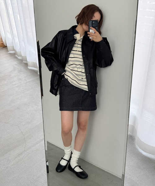 CANAL JEAN（キャナルジーン）の「El mar　メリージェーン（パンプス・レディース・ブラック・23.5/24/24.5）」の5枚目の写真