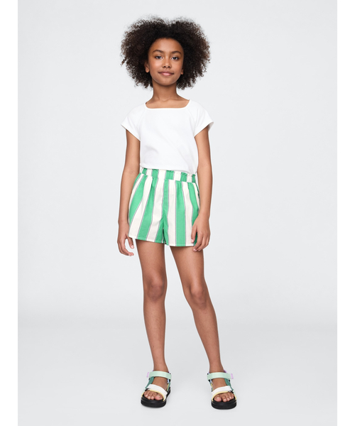 GAP(ギャップ)の「ポプリン イージーショートパンツ (キッズ)(その他パンツ・キッズ・グリーン/ピンク・150cm/130cm/160cm/120cm/140cm/110cm)」の5枚目の写真
