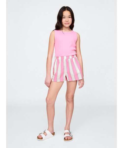GAP(ギャップ)の「ポプリン イージーショートパンツ (キッズ)(その他パンツ・キッズ・グリーン/ピンク・150cm/130cm/160cm/120cm/140cm/110cm)」の6枚目の写真