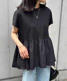 Emma Taylor | バックジップドッキングペプラムプルオーバー(Tシャツ/カットソー)