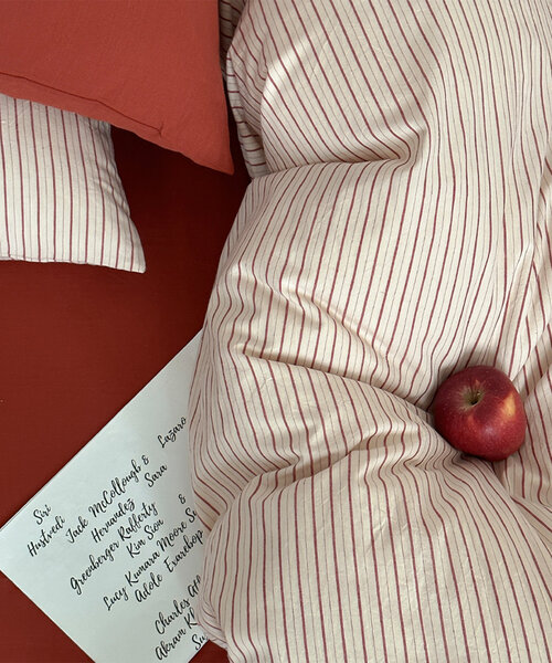 BIRTHDAY BAR（バースデイバー）の「【daydreamer】ローレンストライプ ウォッシュドコットン寝具セット S（寝具・レディース・レッド・0）」の6枚目の写真