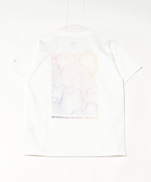 THE NORTH FACE(ザノースフェイス)の「ザ ノース フェイス THE NORTH FACE S/S TNF Monkey Magic Tee_ショートスリーブTNFモンキーマジックティー(Tシャツ/カットソー・レディース・ホワイト/ブラック/グレー・S/XL/M/L)」の5枚目の写真