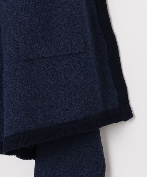 NOLLEY'S LIGHT（ノーリーズライト）の「和紙混ベーシックカーディガン（カーディガン/ボレロ・レディース・オフホワイト/ネイビー・38）」の11枚目の写真