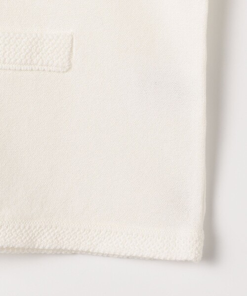 NOLLEY'S LIGHT（ノーリーズライト）の「和紙混ベーシックカーディガン（カーディガン/ボレロ・レディース・オフホワイト/ネイビー・38）」の14枚目の写真