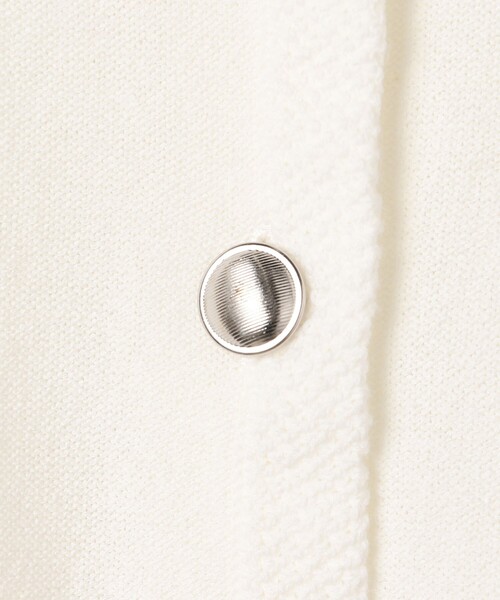 NOLLEY'S LIGHT（ノーリーズライト）の「和紙混ベーシックカーディガン（カーディガン/ボレロ・レディース・オフホワイト/ネイビー・38）」の16枚目の写真