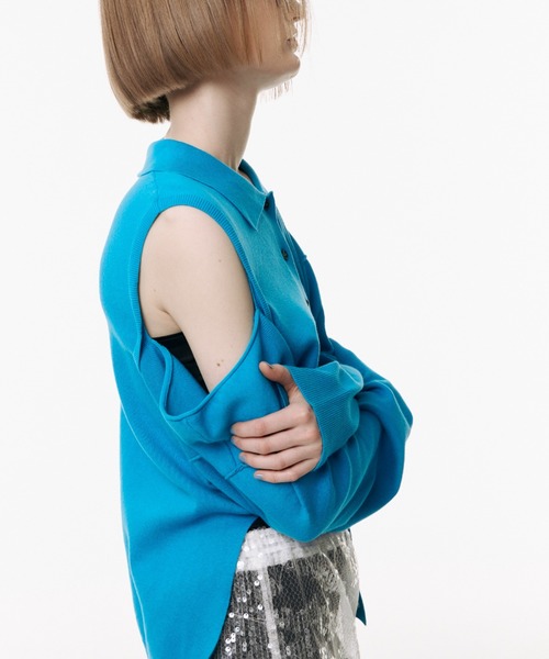 JOSE MOON（ジョゼムーン）の「POLOKNIT CARDIGAN/ポロニット