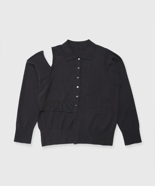 CITY セーター ニット POLO CARDIGAN/ポロカーディガン メンズ