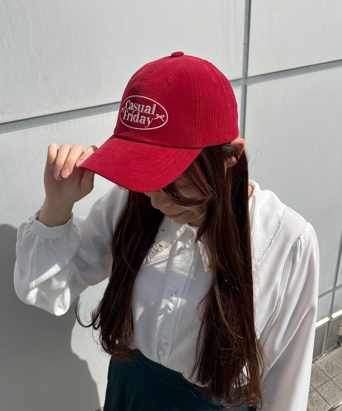 F i.n.t（フィント）の「Casual Fridayｷｬｯﾌﾟ（キャップ・レディース・レッド・FREE）」の2枚目の写真