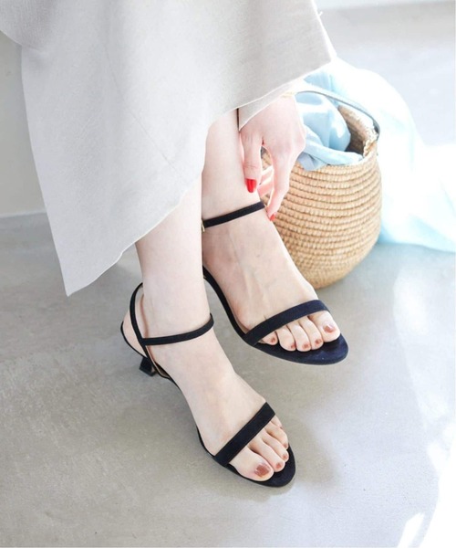 SLOBE IENA(スローブイエナ)の「《追加2》SLOBE レザーストラップサンダル(サンダル・レディース・ベージュ系その他/ブラック・24.5cm/24cm/23.5cm/23cm/22.5cm)」の9枚目の写真