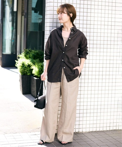 SLOBE IENA(スローブイエナ)の「《追加2》SLOBE レザーストラップサンダル(サンダル・レディース・ベージュ系その他/ブラック・24.5cm/24cm/23.5cm/23cm/22.5cm)」の10枚目の写真