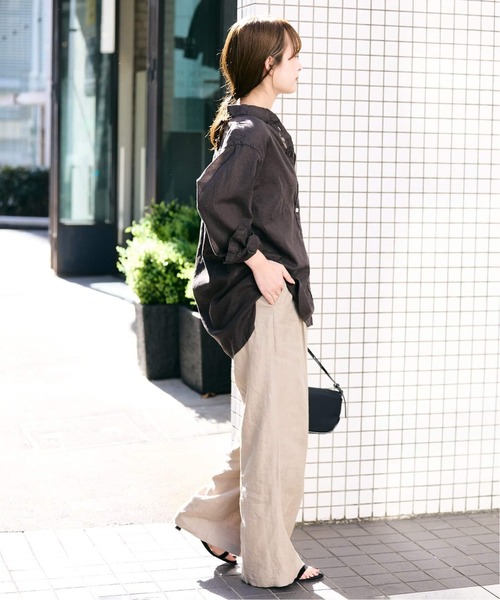 SLOBE IENA(スローブイエナ)の「《追加2》SLOBE レザーストラップサンダル(サンダル・レディース・ベージュ系その他/ブラック・24.5cm/24cm/23.5cm/23cm/22.5cm)」の11枚目の写真