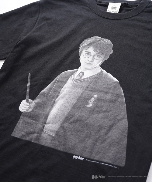 CULTURE SUPPLY（カルチャー サプライ）の「Harry Potter Tee /Harry（Tシャツ/カットソー・メンズ・ホワイト/ブラック・MEDIUM/LARGE/X-LARGE/SHORT）」の5枚目の写真