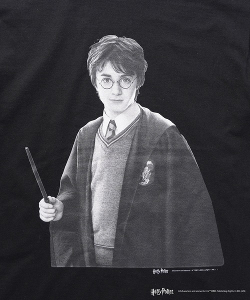 CULTURE SUPPLY（カルチャー サプライ）の「Harry Potter Tee /Harry（Tシャツ/カットソー・メンズ・ホワイト/ブラック・MEDIUM/LARGE/X-LARGE/SHORT）」の6枚目の写真