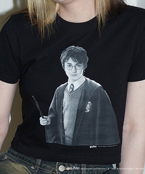 CULTURE SUPPLY（カルチャー サプライ）の「Harry Potter Tee /Harry（Tシャツ/カットソー・メンズ・ホワイト/ブラック・MEDIUM/LARGE/X-LARGE/SHORT）」の17枚目の写真