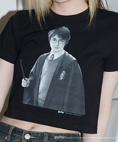 CULTURE SUPPLY（カルチャー サプライ）の「Harry Potter Tee /Harry（Tシャツ/カットソー・メンズ・ホワイト/ブラック・MEDIUM/LARGE/X-LARGE/SHORT）」の16枚目の写真