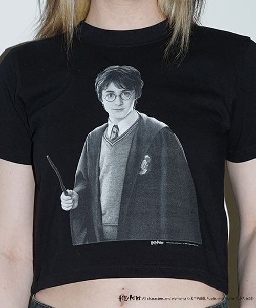 CULTURE SUPPLY（カルチャー サプライ）の「Harry Potter Tee /Harry（Tシャツ/カットソー・メンズ・ホワイト/ブラック・MEDIUM/LARGE/X-LARGE/SHORT）」の12枚目の写真