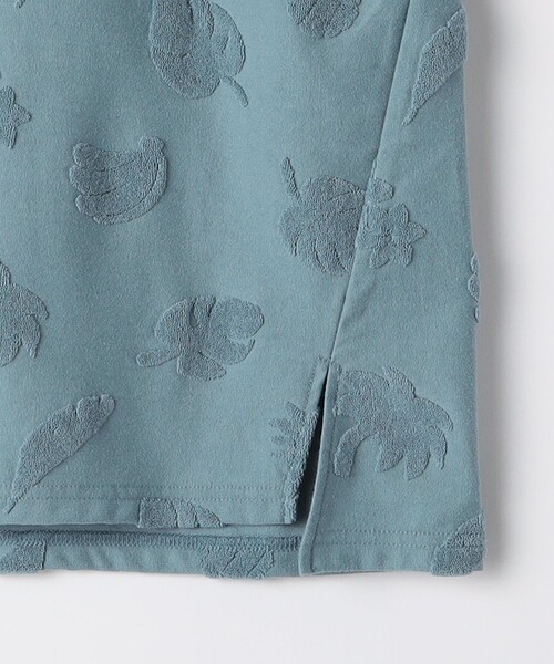 SHIPS（シップス）の「SHIPS KIDS:140cm～150cm / パイル ジャカード ノースリーブ TEE（タンクトップ・キッズ・オフホワイト/ブルー系・140/150）」の6枚目の写真