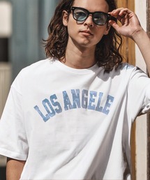 mt9728- プリントTビッグ_Losangeles Tシャツ